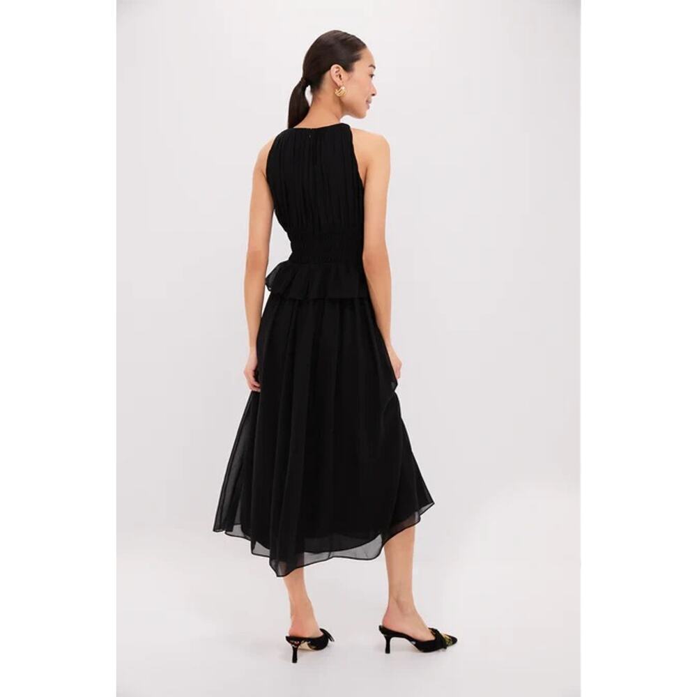 ULLA JOHNSON Noir Adeline Dress Size 6 NWT Retail $790 Tuckernuck - Picture 2 of 5